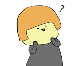 Bobbed hair and friends sticker #1364055