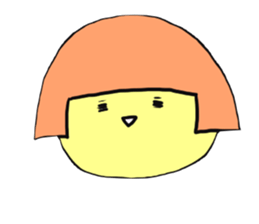 Bobbed hair and friends sticker #1364065