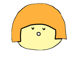 Bobbed hair and friends sticker #1364067