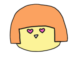 Bobbed hair and friends sticker #1364071