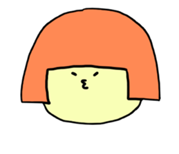 Bobbed hair and friends sticker #1364072