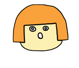 Bobbed hair and friends sticker #1364077