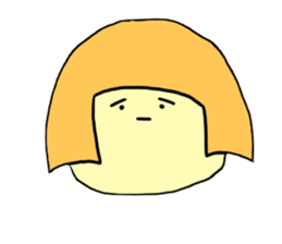 Bobbed hair and friends sticker #1364079