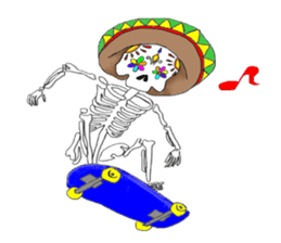 Mexican Skull sticker #1364082