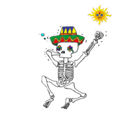 Mexican Skull sticker #1364086