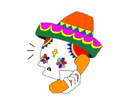Mexican Skull sticker #1364088