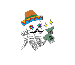 Mexican Skull sticker #1364089