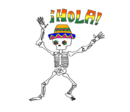 Mexican Skull sticker #1364090