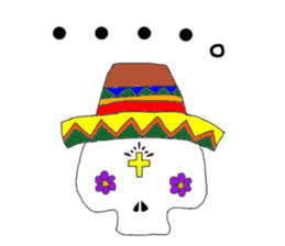 Mexican Skull sticker #1364093