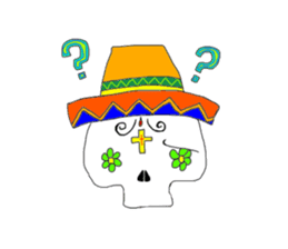 Mexican Skull sticker #1364095