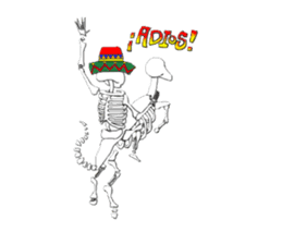 Mexican Skull sticker #1364096