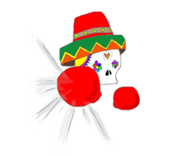 Mexican Skull sticker #1364099
