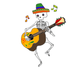 Mexican Skull sticker #1364100