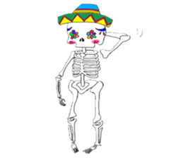 Mexican Skull sticker #1364104