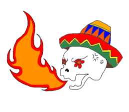 Mexican Skull sticker #1364108