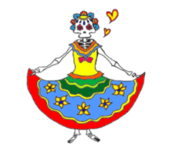 Mexican Skull sticker #1364109