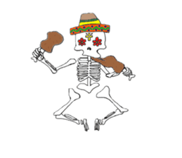 Mexican Skull sticker #1364111