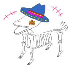 Mexican Skull sticker #1364119