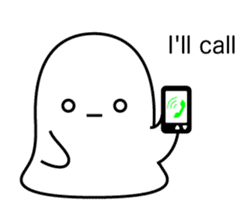 White spook & Black spook - English ver sticker #1364262