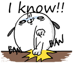 That pig with that dog. sticker #1364331