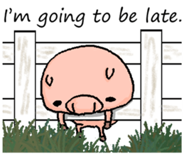 That pig with that dog. sticker #1364337