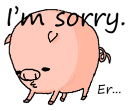 That pig with that dog. sticker #1364346