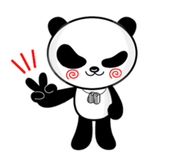 Sido of the panda sticker #1364499