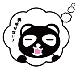 real intention and stated reason  panda sticker #1366545