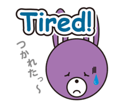 So cute! Tony of dog like a rabbit bear sticker #1366609