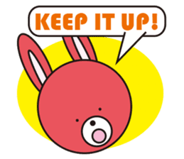 So cute! Tony of dog like a rabbit bear sticker #1366630