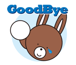 So cute! Tony of dog like a rabbit bear sticker #1366634