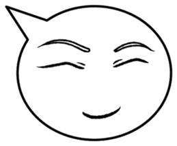 Balloon face sticker #1366765