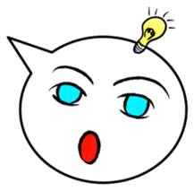 Balloon face sticker #1366766