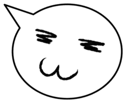 Balloon face sticker #1366768