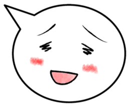 Balloon face sticker #1366769