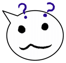 Balloon face sticker #1366772