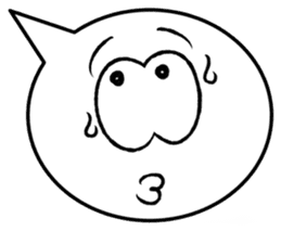 Balloon face sticker #1366773