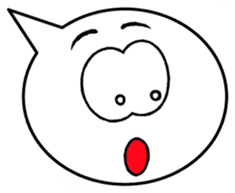 Balloon face sticker #1366777