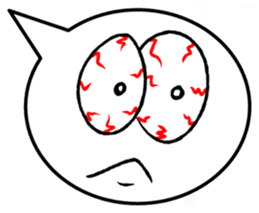 Balloon face sticker #1366782