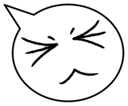 Balloon face sticker #1366784