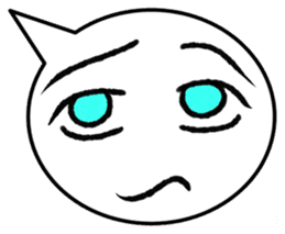 Balloon face sticker #1366788