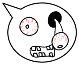 Balloon face sticker #1366790