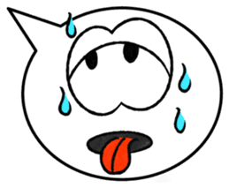 Balloon face sticker #1366791