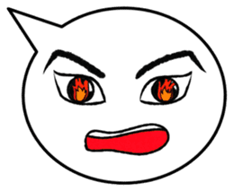 Balloon face sticker #1366793