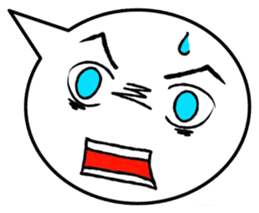 Balloon face sticker #1366797