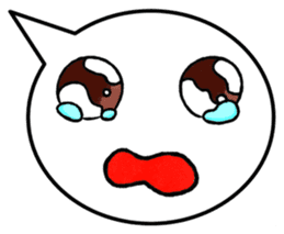 Balloon face sticker #1366800