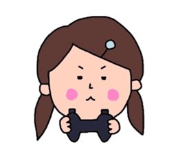 Japanese cuty girls sticker #1366865
