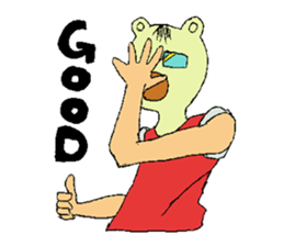 Stylish white bear sticker #1367030