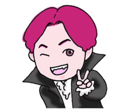 Pink boy sticker #1367436