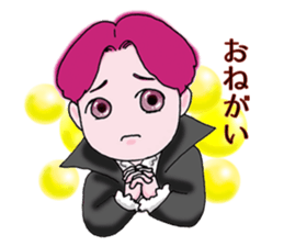 Pink boy sticker #1367440